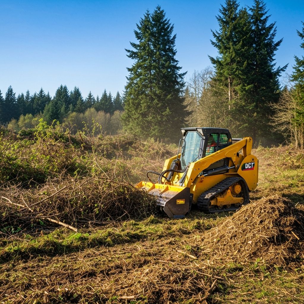 Professional brush clearing services in Central Oregon