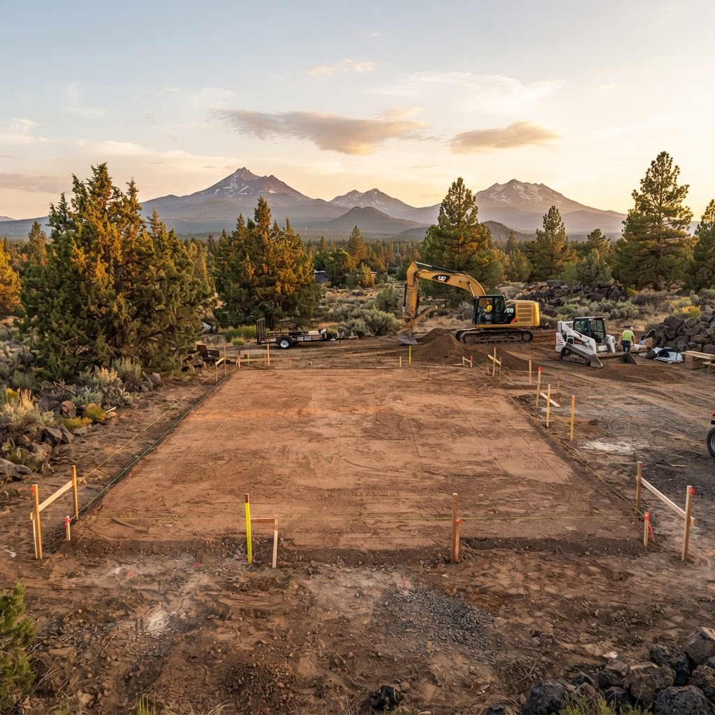 Professional site preparation services in Central Oregon