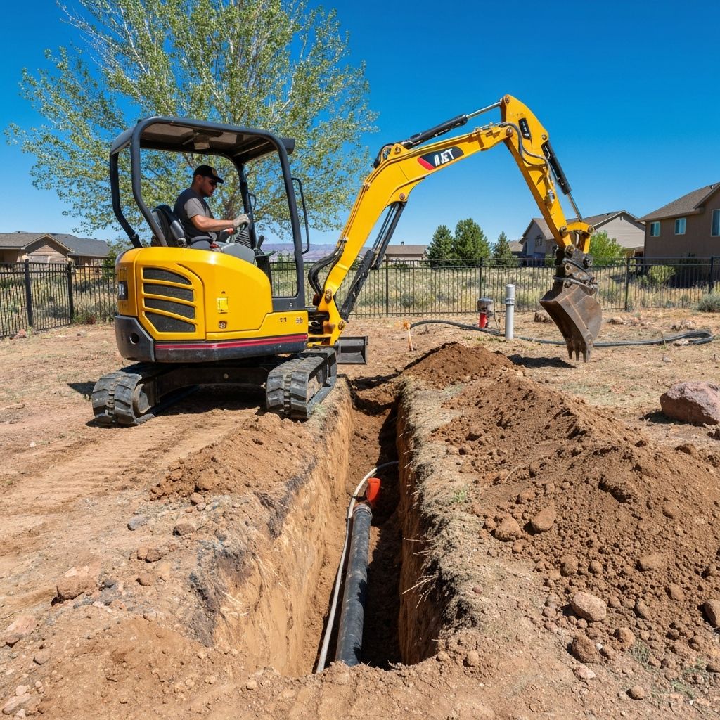 Professional trenching services in Central Oregon